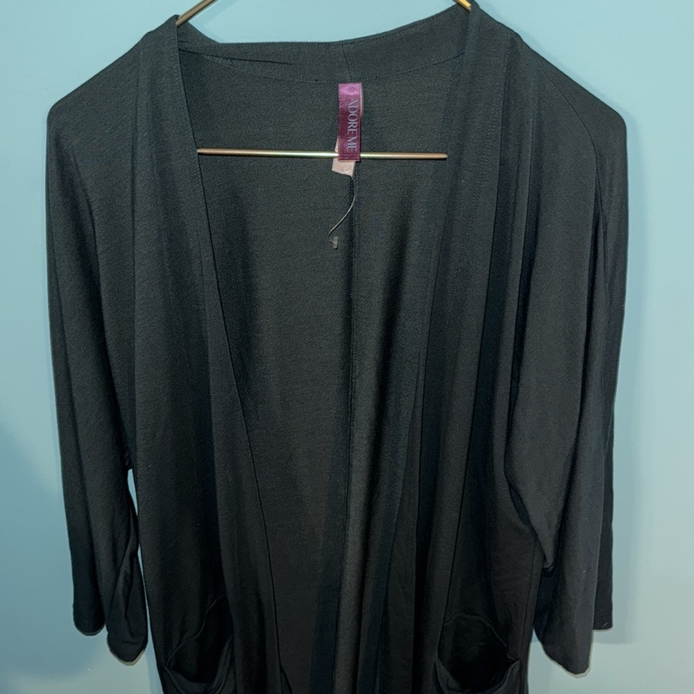 Adore Me Large Robe Dark Green - Picture 3 of 5